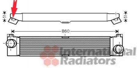 Радиатор інтеркулера Van Wezel 17004360 (фото 1)