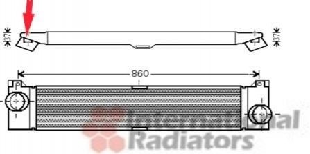 Радиатор інтеркулера Van Wezel 17004353 (фото 1)