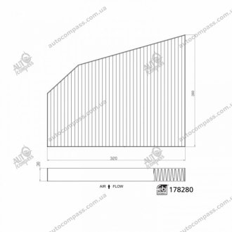 TESLA фільтр салону (вугілля) MODEL X 15- Febi 178280