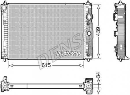 Радіатор охолоджування Denso DRM46045 (фото 1)