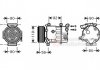 Компресор кондиціонера CITROEN BERLINGO/ PEUGEOT 207,208 (вир-во) Van Wezel 0900K255 (фото 2)