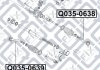 Наконечник рулевой тяги правый Q-FIX Q035-0639 (фото 3)