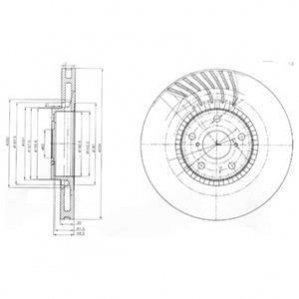 Диск тормозной Delphi BG9011 (фото 1)