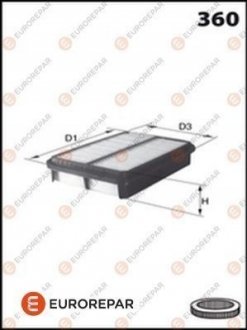 8421310000 Ф?ЛЬТР ПОВ?ТРЯНИЙ EUROREPAR 1613722580 (фото 1)