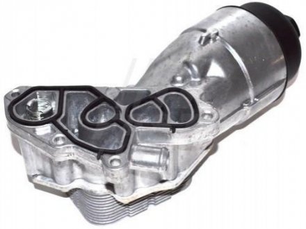 Масляний радиатор(з корпусом масляного фільтра) Citroen/Peugeot 1.4D/1.6D 09.01- FAST FT55296 (фото 1)