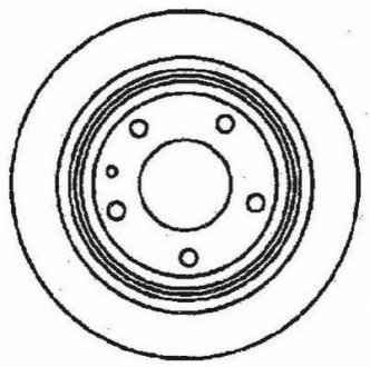 Диск тормозной Jurid 561477JC (фото 1)