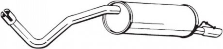 Труба глушника BOSAL 279-645 (фото 1)
