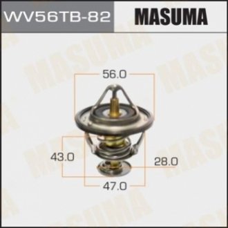 Термостат системы охлаждения Masuma WV56TB82 (фото 1)