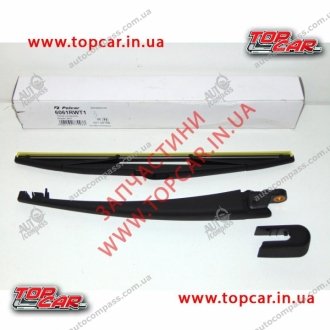 Щітка склоочисника задн. з привідним важелем Hybrid 350mm Renault Megane/Kangoo 08- Polcar 6061RWT1