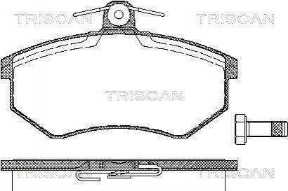 Колодки дискового тормоза Triscan 811029934 (фото 1)