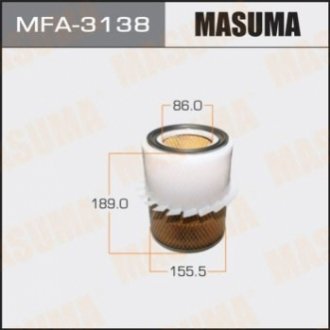 Фильтр воздушный MITSUBISHI L 200 1996—2008 Masuma MFA3138 (фото 1)