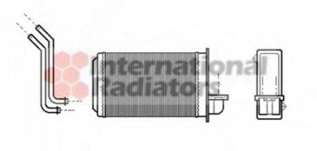 Радиатор пічки Van Wezel 40006088 (фото 1)