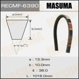 Ремінь клиновой рк., 13x1016 ммMERCEDES-BENZ SPRINTER Masuma 6390 (фото 1)