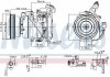 Компрессор TOYOTA SPORTS VAN (ACM20, CLM20) (01-) 2.0 D4D NISSENS 89576 (фото 1)