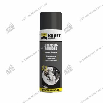 0,5л Очисник гальм у аерозольній упаковці Brake Cleaner KRAFT KF005