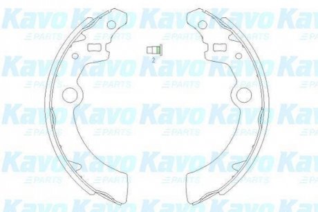 PARTS щоки гальм. SUZUKI Ignis, Wagon R+ KAVO KBS-8907
