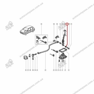 RENAULT CLIO II/KANGOO/MEGANE I -Втулка переключення передач(Внут,Діа 12мм) 3RG 3RG 24607