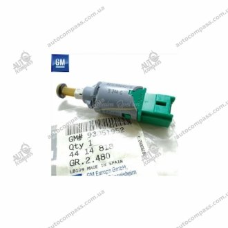 RENAULT- Датчик педали сцепления (всередині RENAULT 8200168240) Opel 93851952