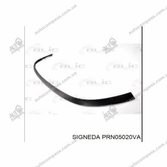 RENAULT SCENIC III 09-12 - Спойлер Переднього Бампера (губа) Signeda PRN05020VA