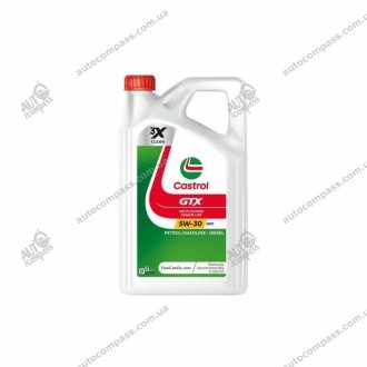 Олива CASTROL CASTROL GTX 5W30 RN17 5L