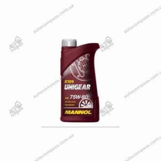 Трансмісійна Олива TRANSMISSION (1L +) SAE 75W80 API GL-4+ MANNOL 8109