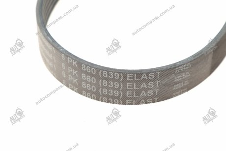 Ремінь генератора VW Crafter/T6 2.0 TDI 15- (6PK860) Contitech 6PK860 ELAST